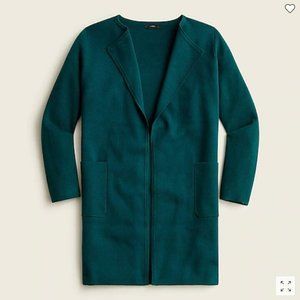 J. Crew Juliette collarless sweater-blazer
